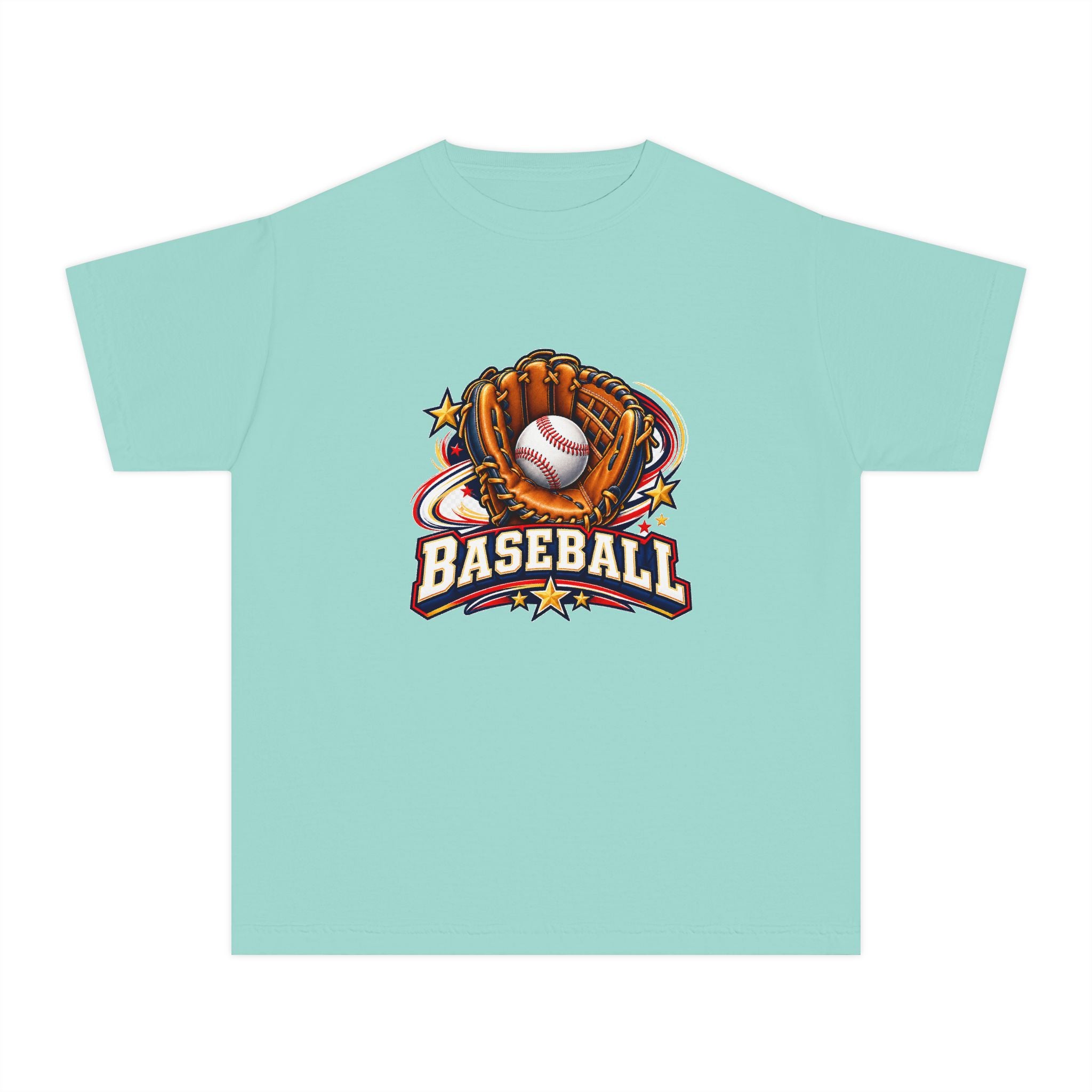 Vintage Baseball Glove Youth Comfort Colors® Tee ⚾