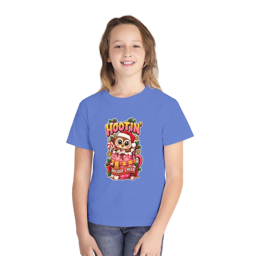 Hootin’ Christmas Cheer Youth Tee
