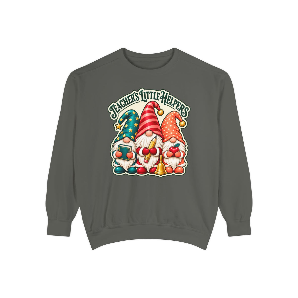 Teachers Little Helpers Gnome Christmas Sweatshirt