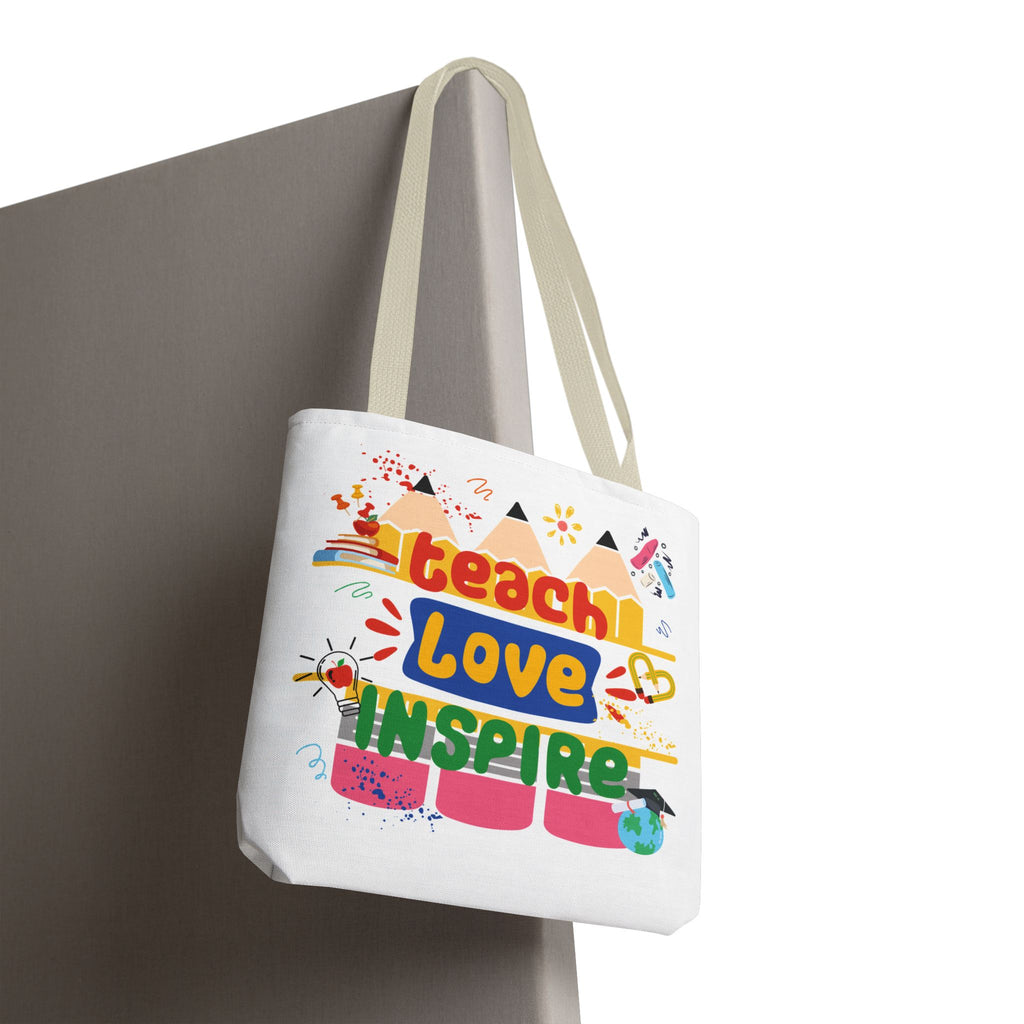Teach Love Inspire - Double-Sided Teacher Tote Bag