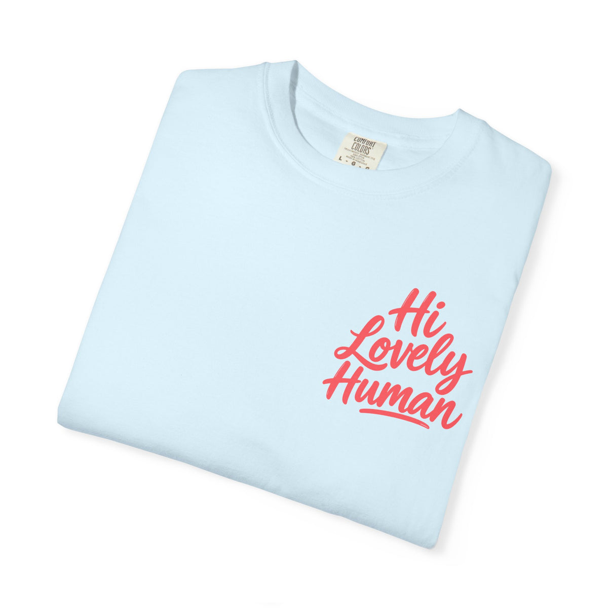 Hi Lovely Human Navy Garment-Dyed Comfort Colors® T-Shirt