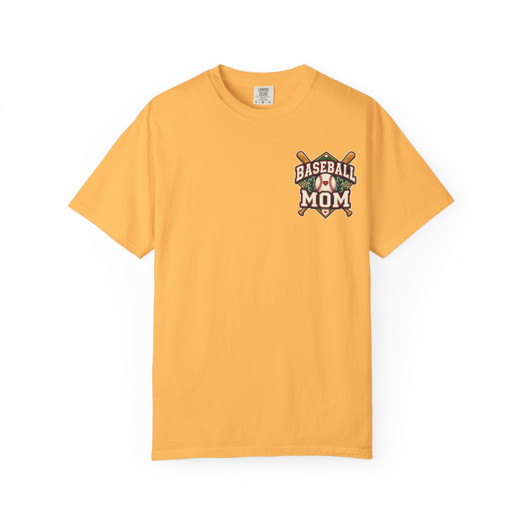 Vintage Baseball Mom Comfort Colors® Front and Back Tee ⚾️