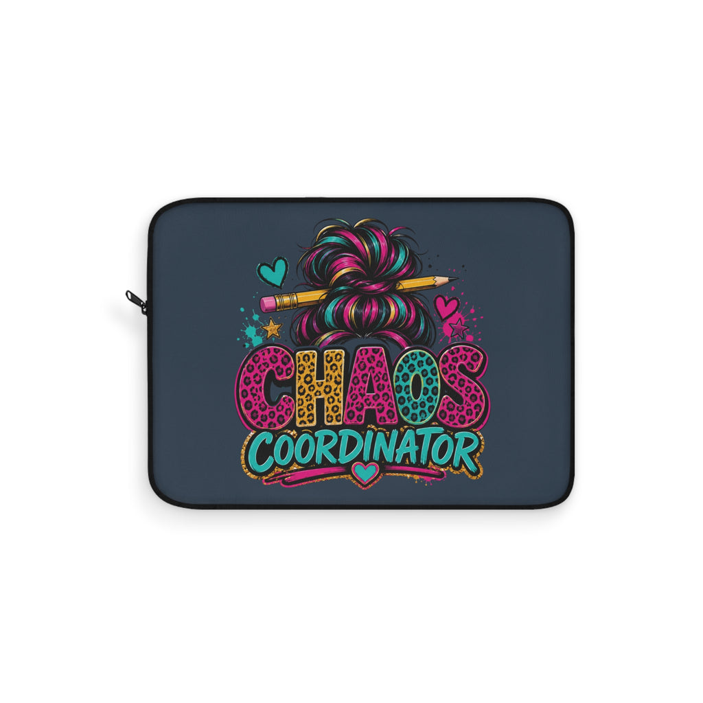 Chaos Coordinator - Funny Mom Planner Teacher Laptop and iPad Sleeve