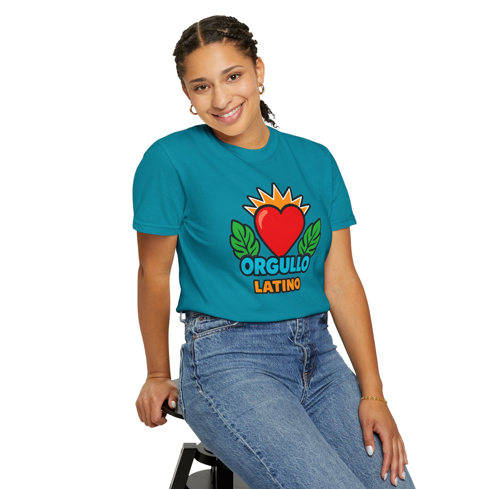 Orgullo Latino Heritage Heavyweight Tee ❤️🌿