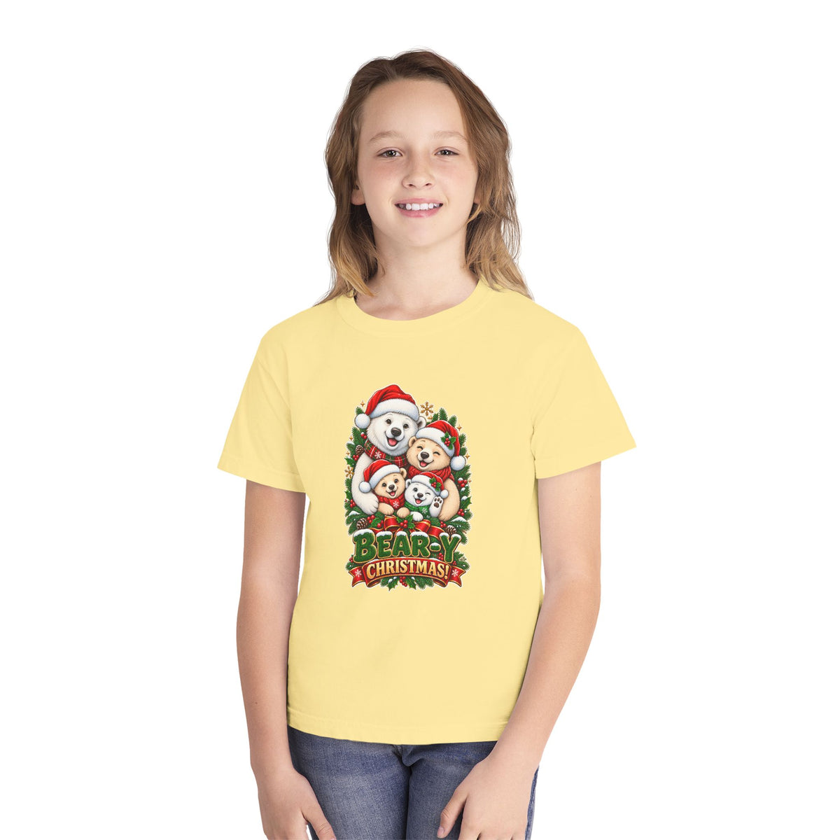 BEAR-Y Christmas Youth Tee