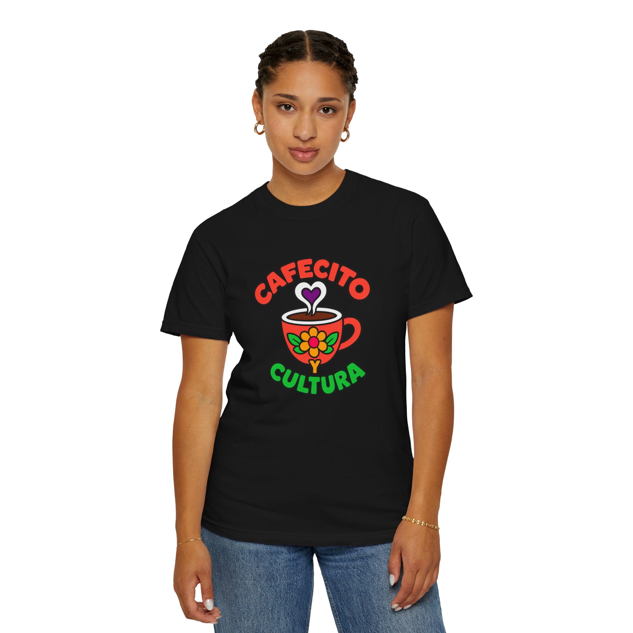 Cafecito Y Cultura Heavyweight Tee ☕🌼