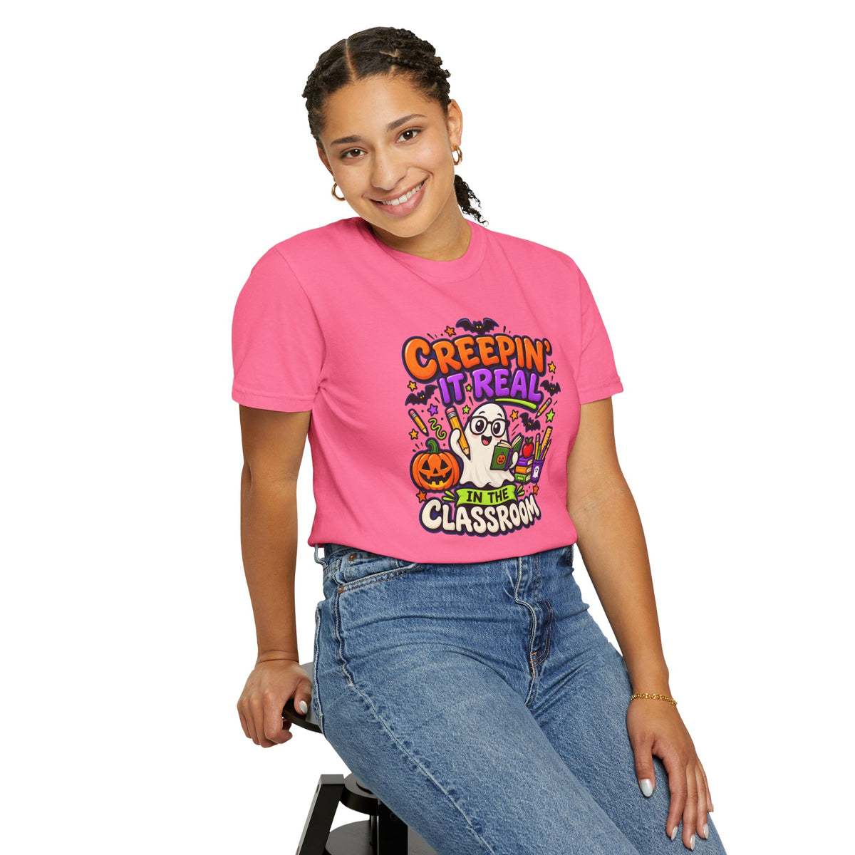 Creepin' It Real in the Classroom Halloween T-Shirt