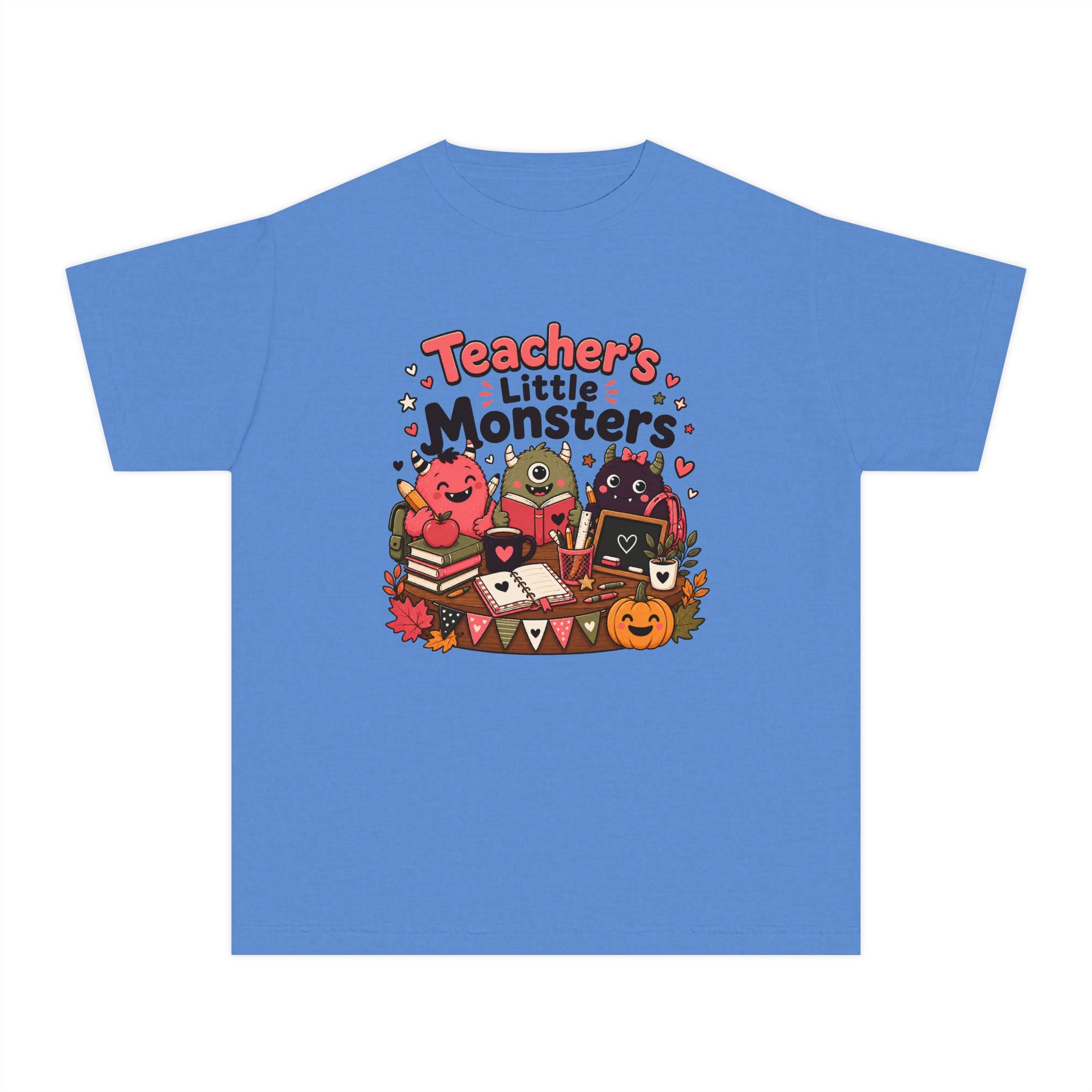 Teacher’s Little Monsters Youth Retro Tee 🍎📚