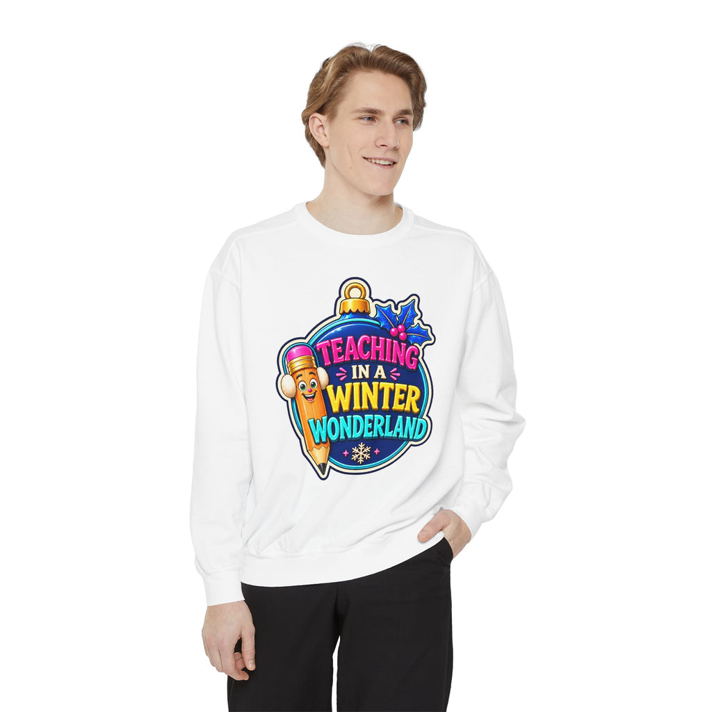 Teaching in a Winter Wonderland Christmas Sweatshirt