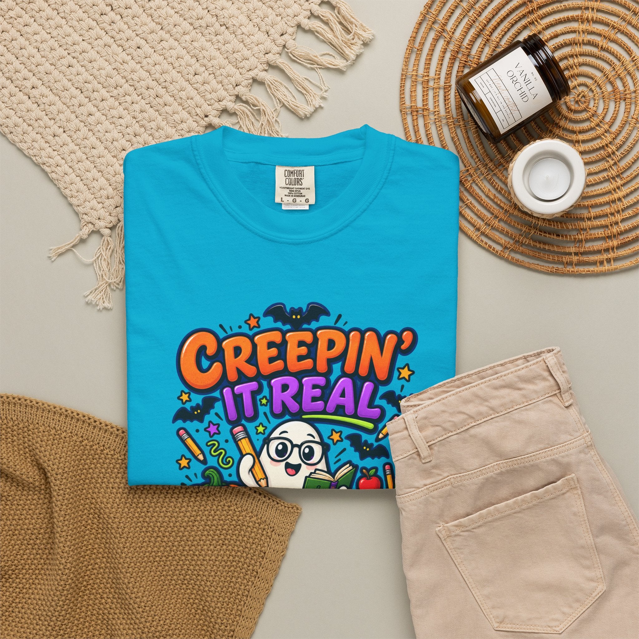 Creepin' It Real in the Classroom Halloween T-Shirt