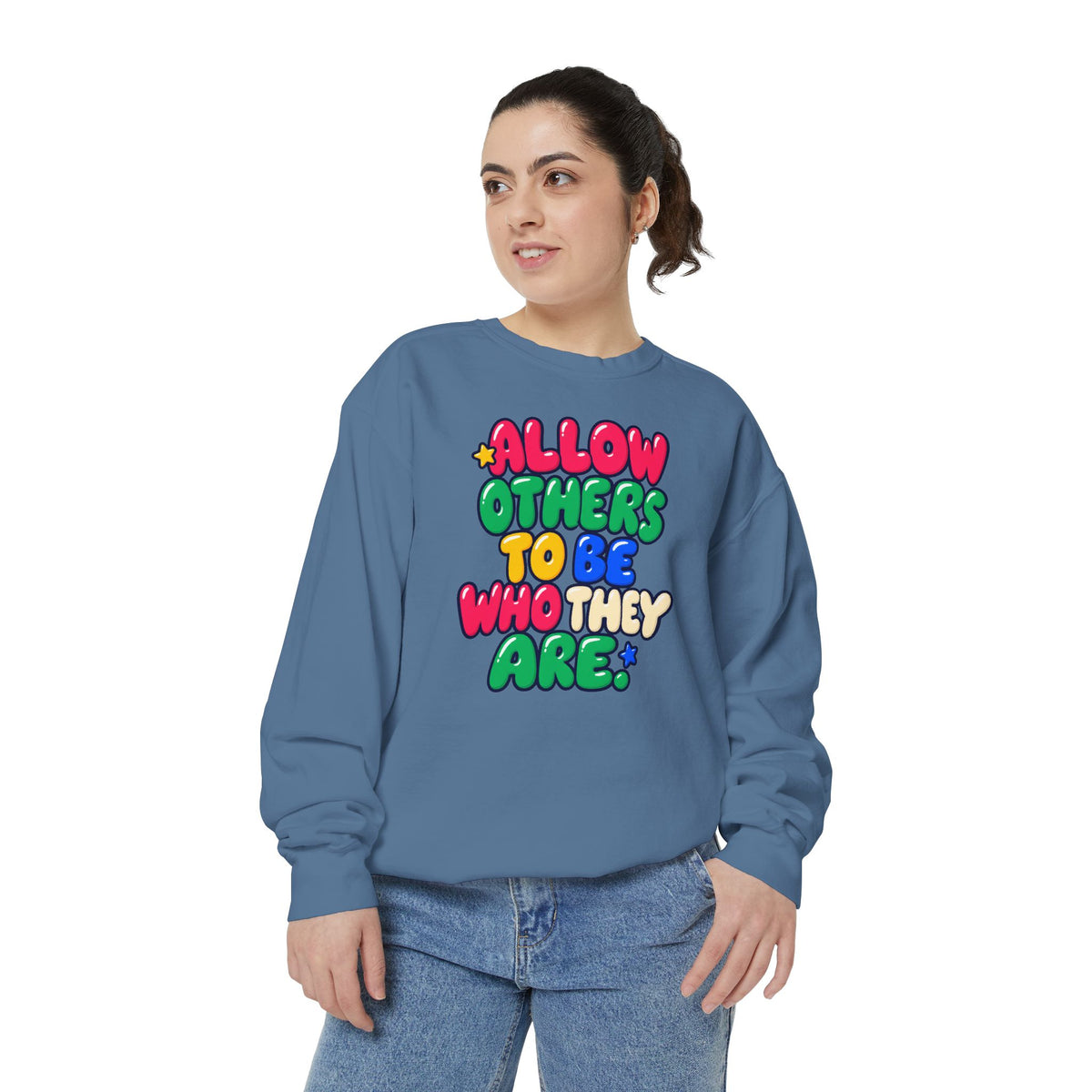 Allow Others to Be Who They Are Sweatshirt | Kindness & Acceptance Crewneck 🌼💛