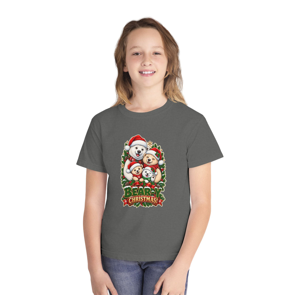 BEAR-Y Christmas Youth Tee