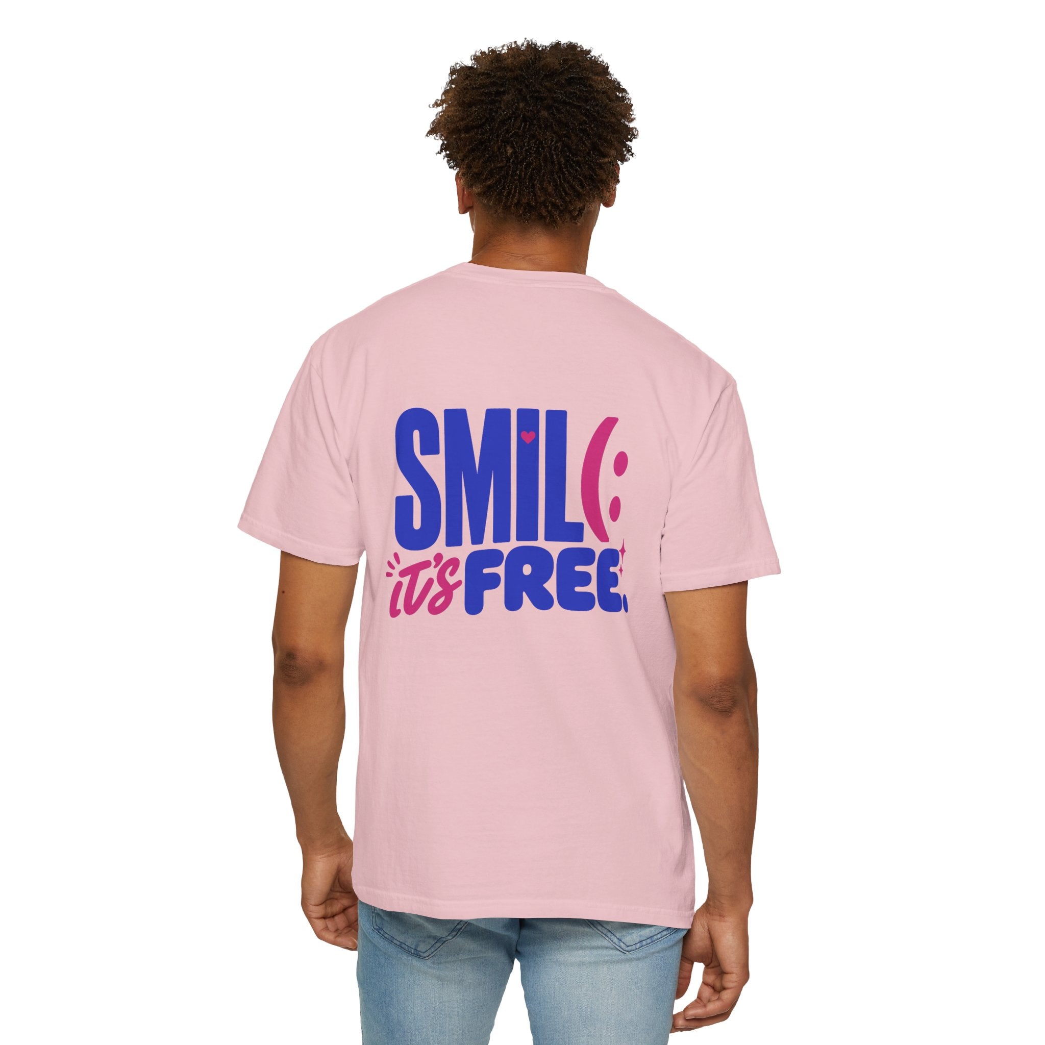 SMIL(: It’s Free Garment-Dyed Graphic Tee