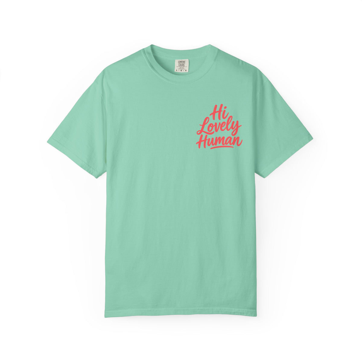 Hi Lovely Human Navy Garment-Dyed Comfort Colors® T-Shirt