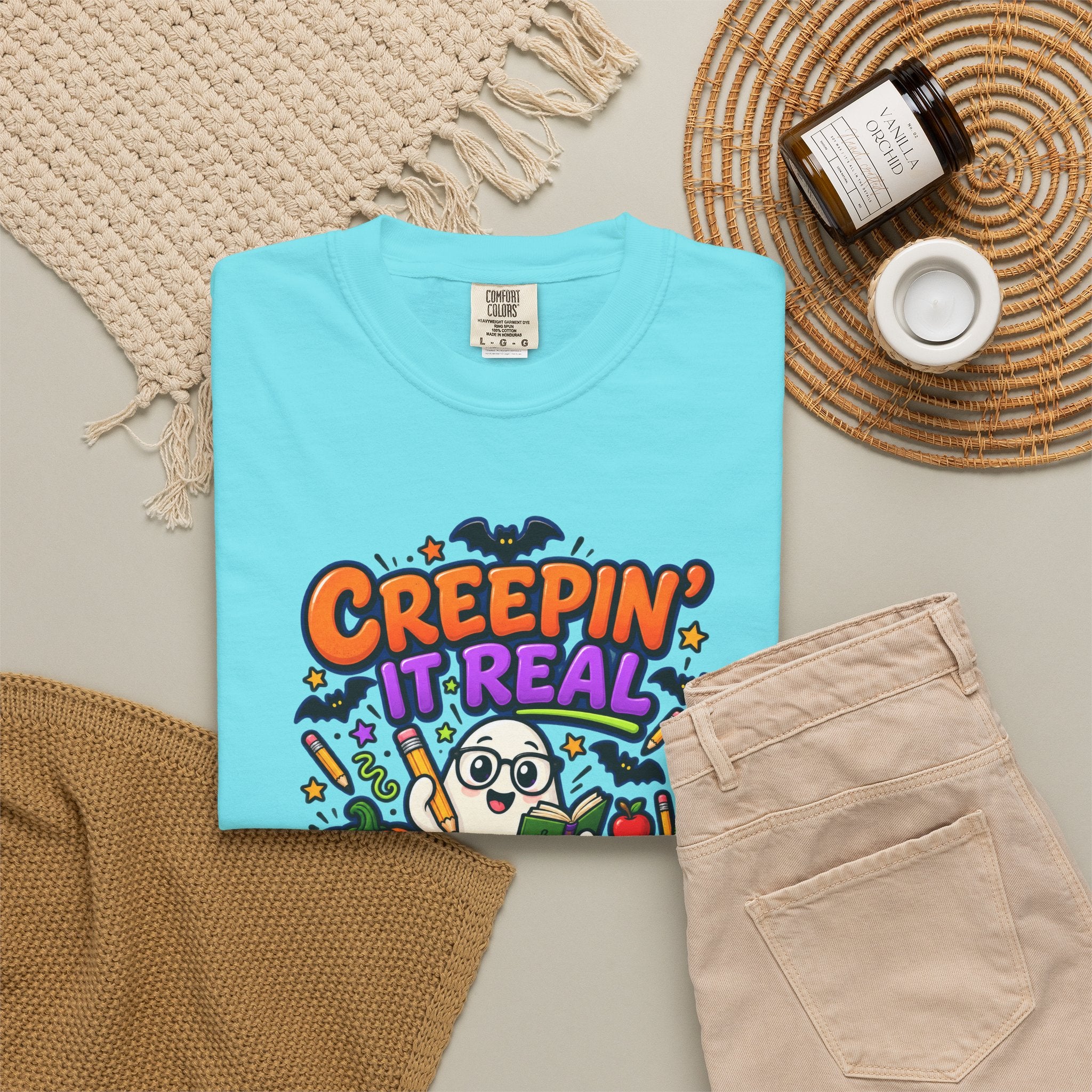 Creepin' It Real in the Classroom Halloween T-Shirt