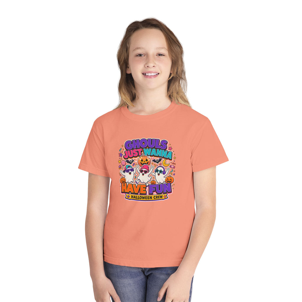 Ghouls Just Wanna Have Fun Youth Halloween Tee 🎃👻