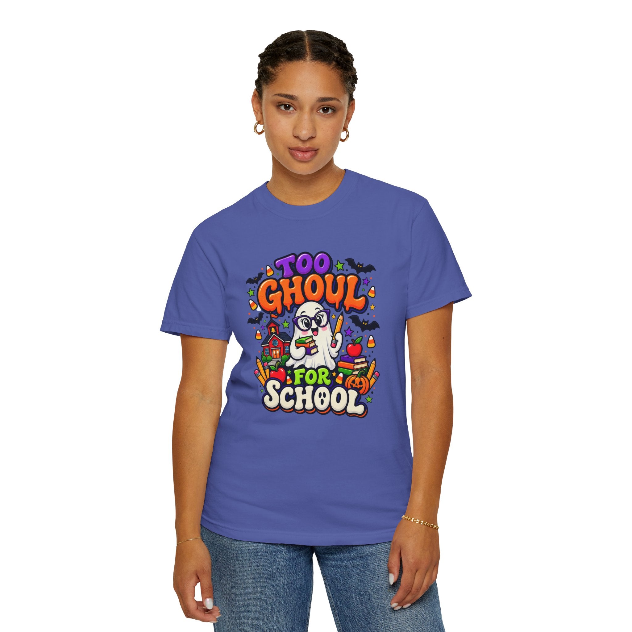 Too Ghoul for School T-Shirt — Cute Halloween Ghost Back-to-School Tee