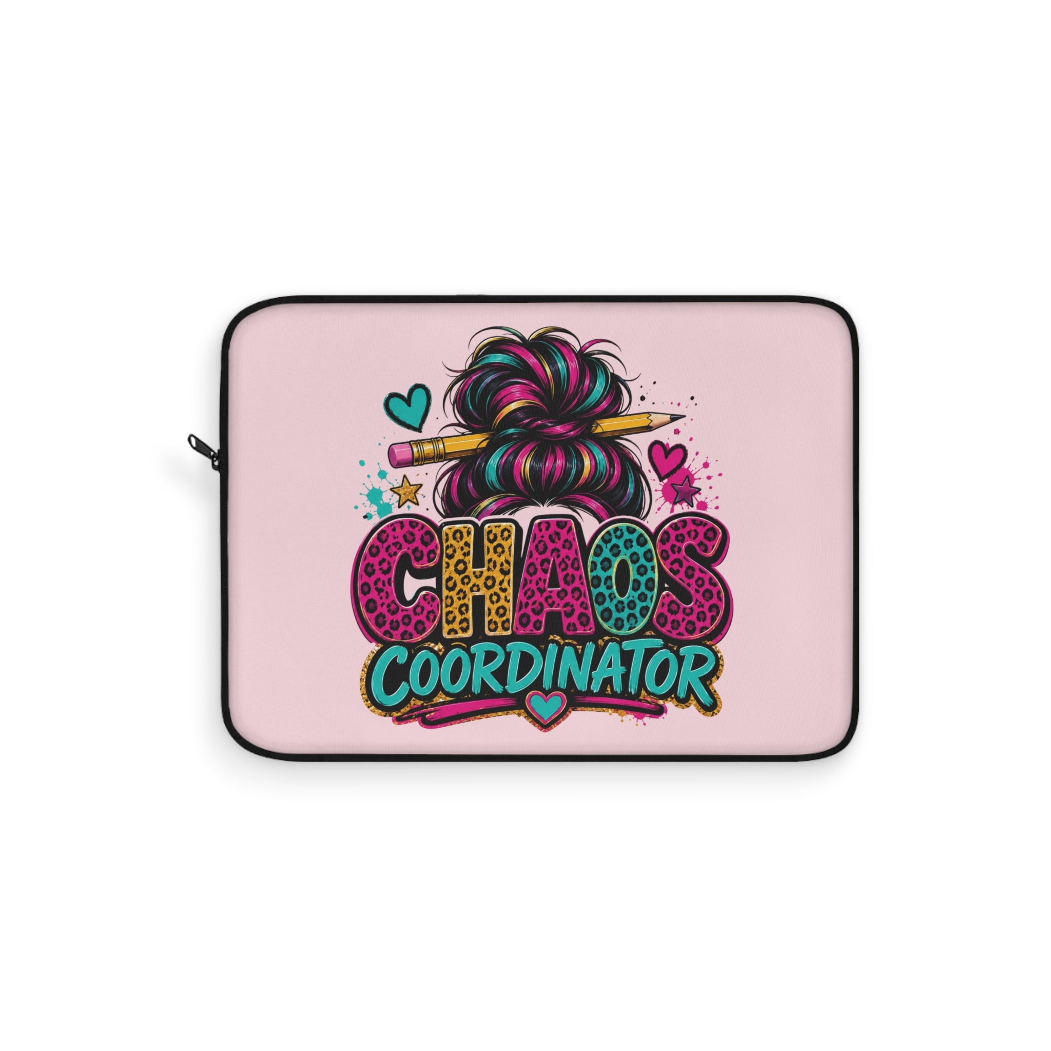 Chaos Coordinator - Pastel Blush Pink Laptop and iPad Sleeve