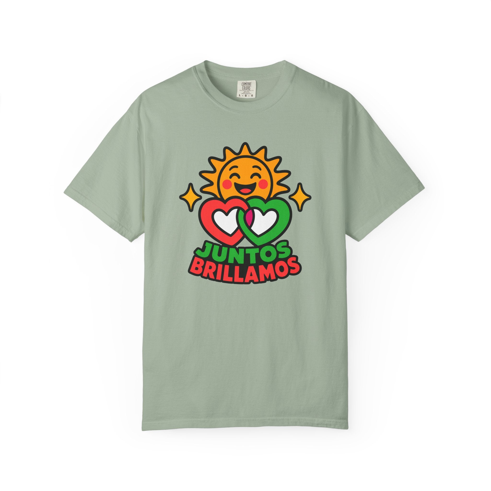 Juntos Brillamos Latino Heritage Heavyweight Tee ☀️❤️