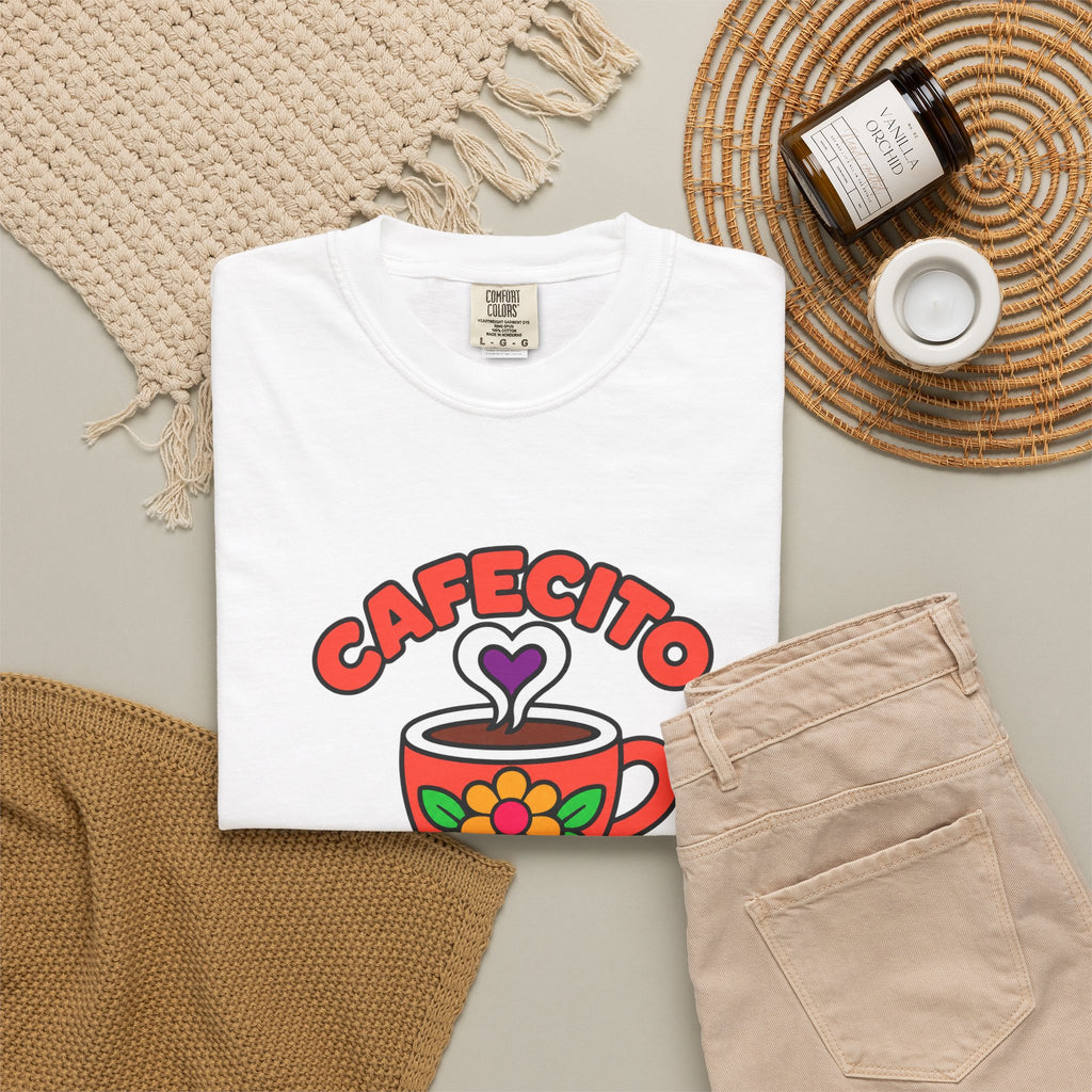 Cafecito Y Cultura Heavyweight Tee ☕🌼