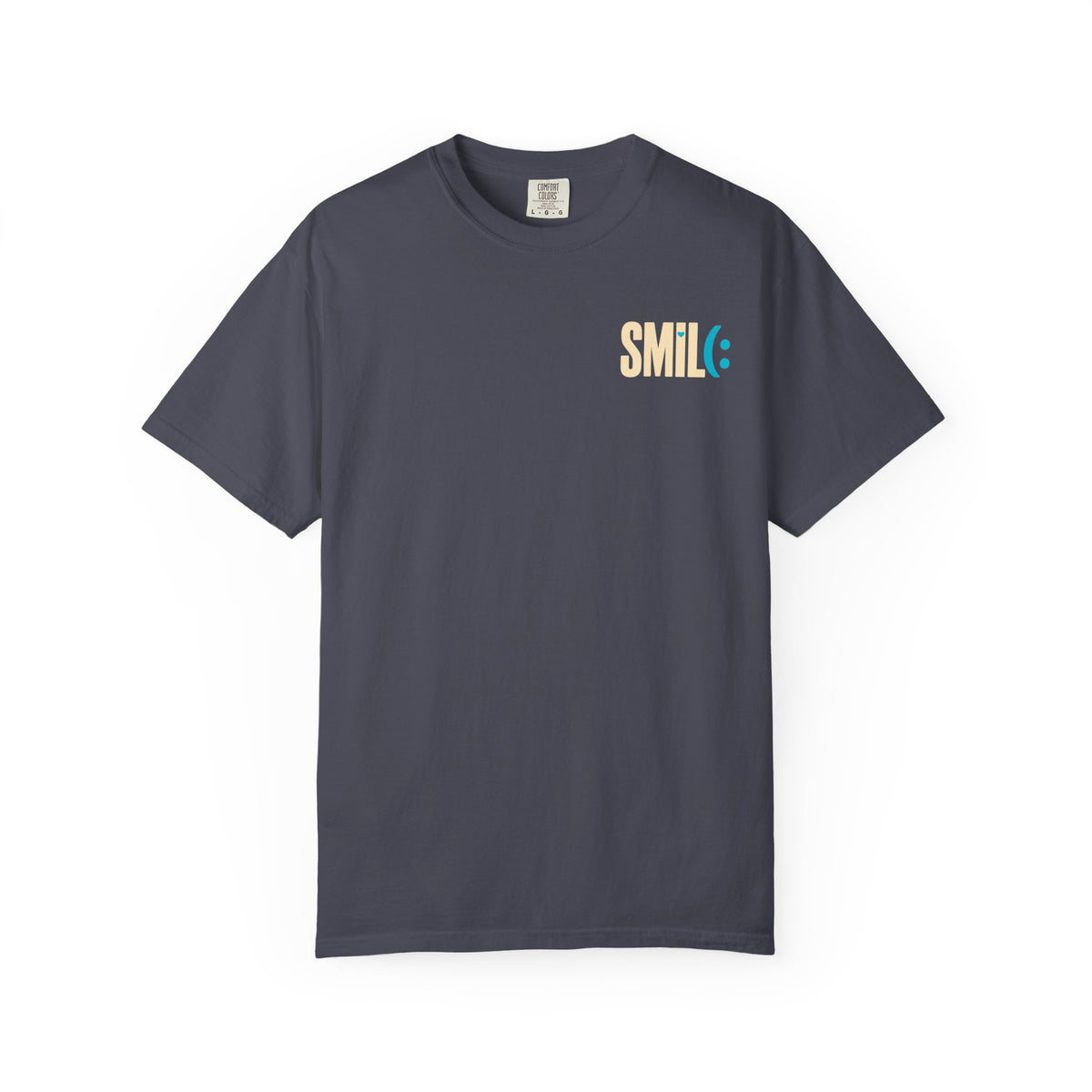 SMILE IT’S FREE! Front and Back Garment-Dyed Tee