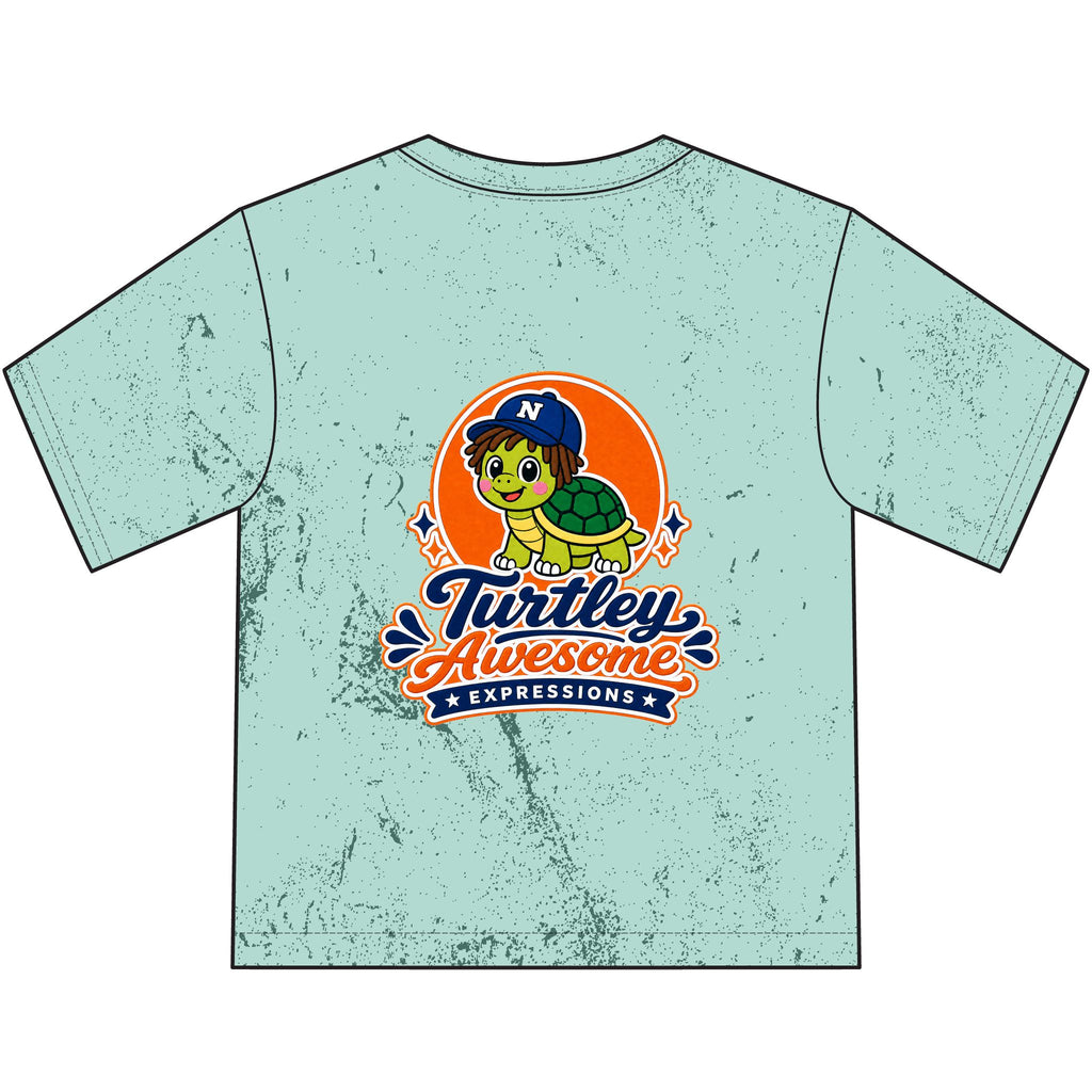 Turtley Awesome Distressed Youth Comfort Colors® Tee 🐢✨