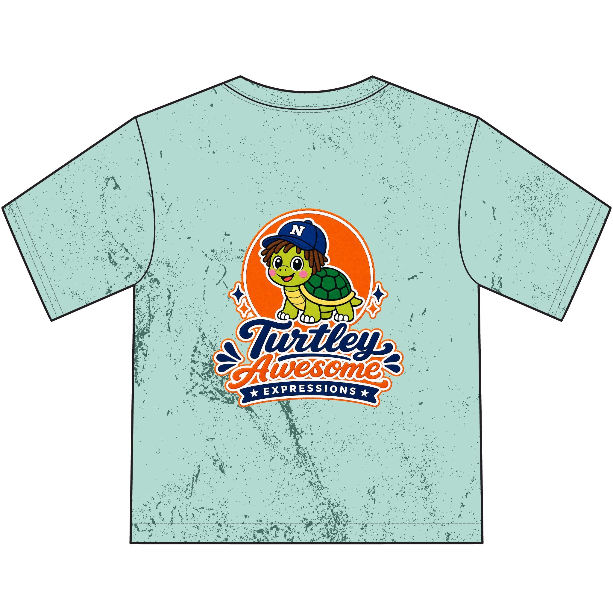 Turtley Awesome Distressed Youth Comfort Colors® Tee 🐢✨