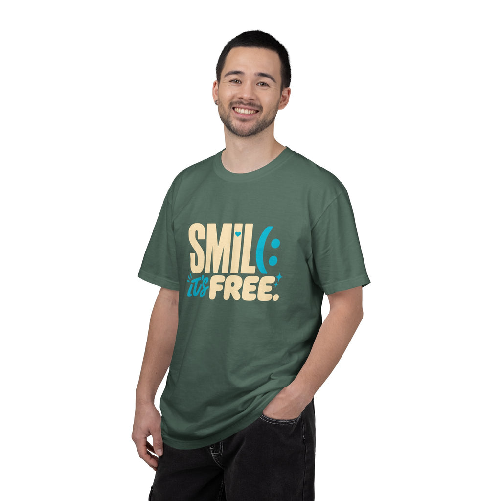 SMIL(: It’s Free Garment-Dyed Graphic Tee