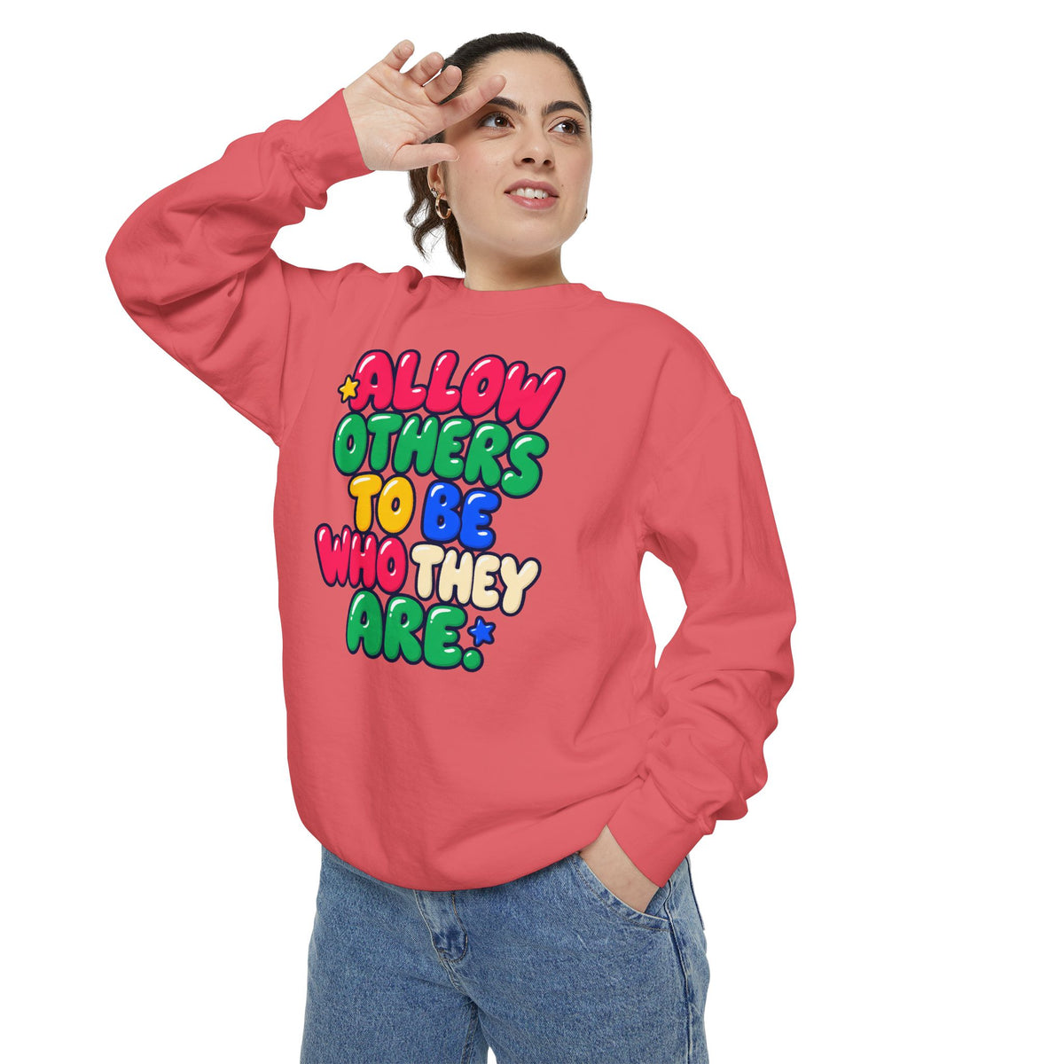 Allow Others to Be Who They Are Sweatshirt | Kindness & Acceptance Crewneck 🌼💛