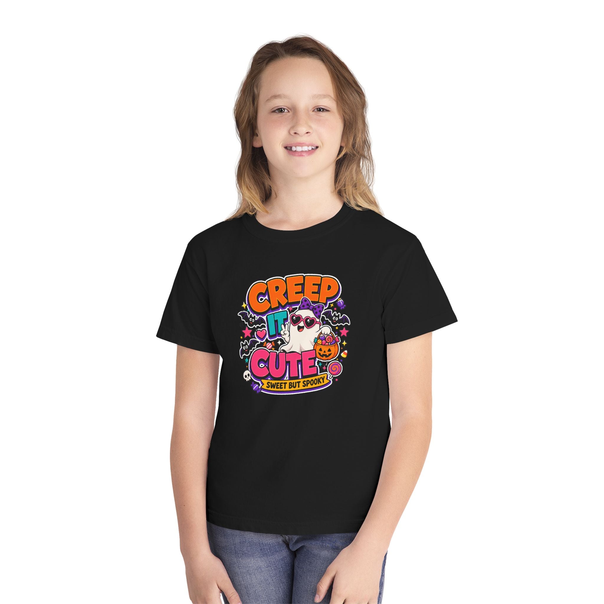 Creep It Cute Youth Halloween Tee 👻🍬