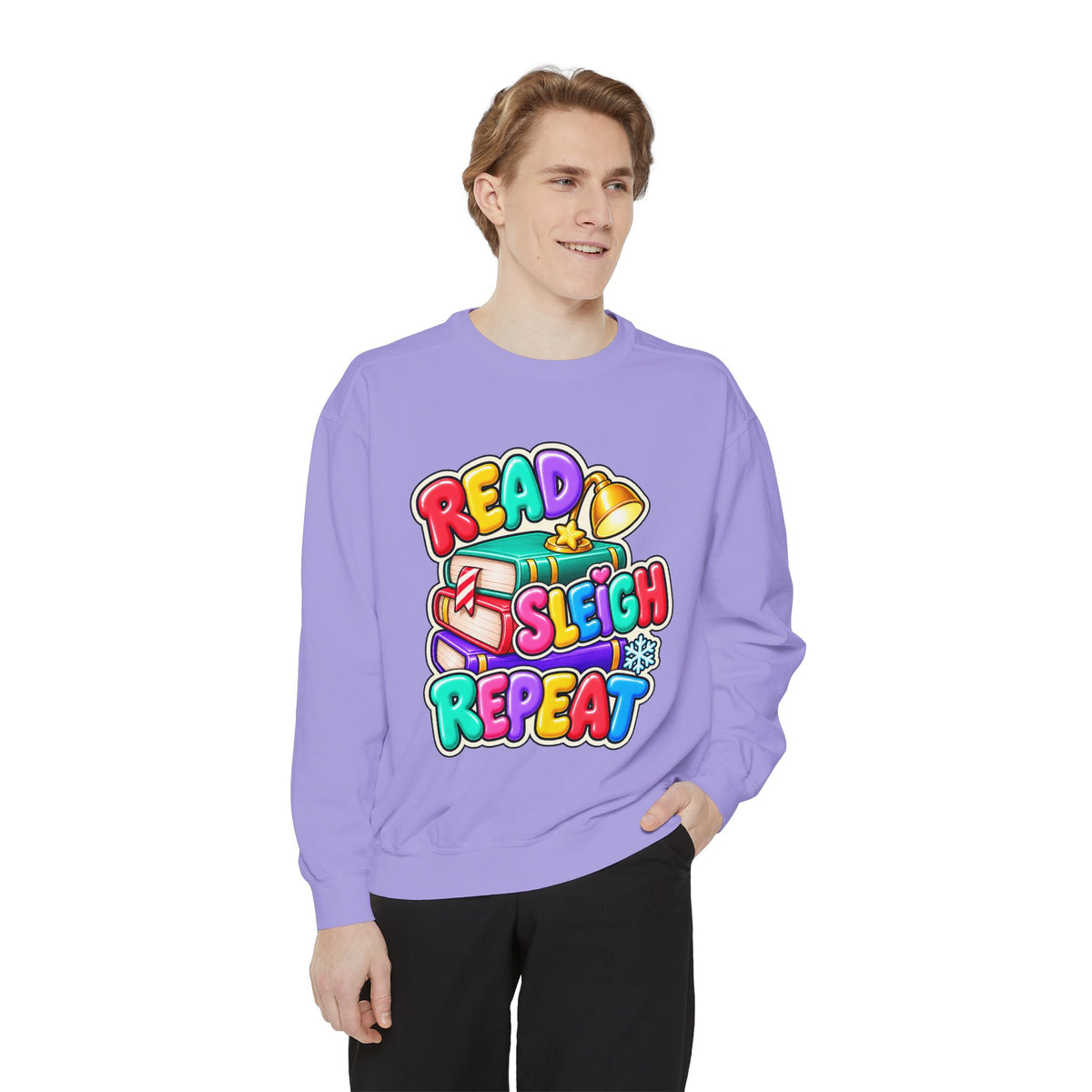 Read, Sleigh, Repeat Christmas Sweatshirt 📚🔔❄️