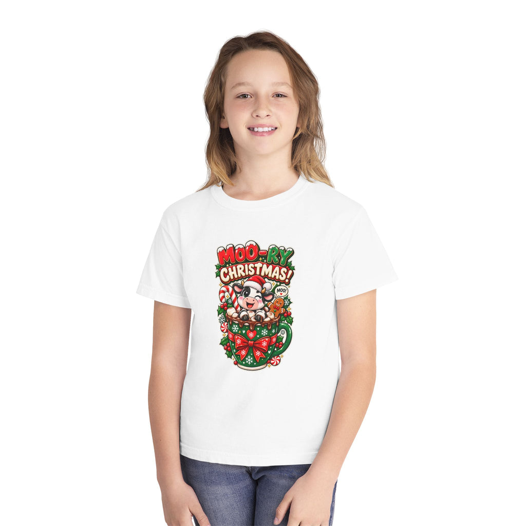 MOO-RY Christmas Youth Tee