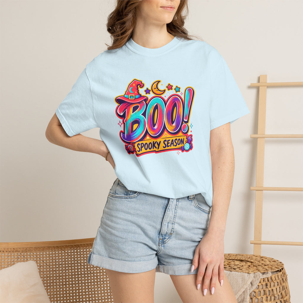 BOO! Spooky Season Heavyweight Tee 🎃✨