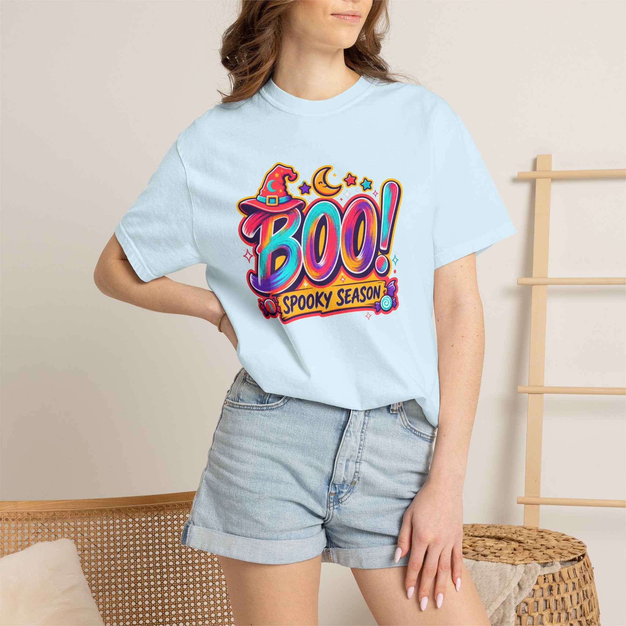 BOO! Spooky Season Heavyweight Tee 🎃✨