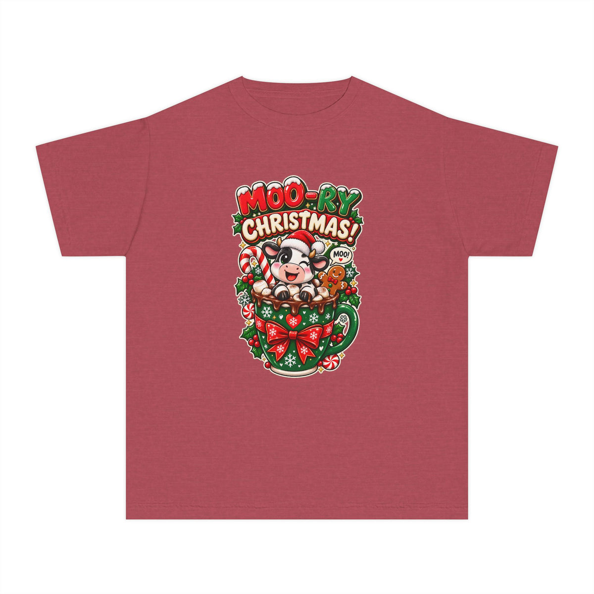 MOO-RY Christmas Youth Tee