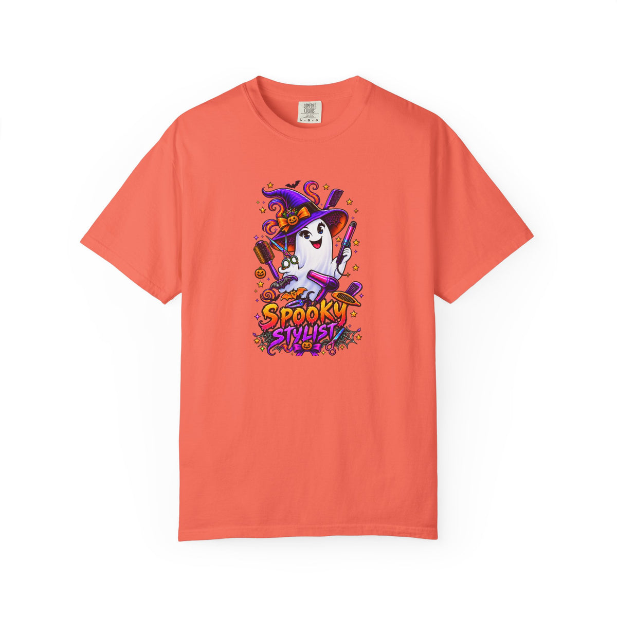 Spooky Stylist Halloween Tee – Adult Unisex Beauty Salon Party Shirt