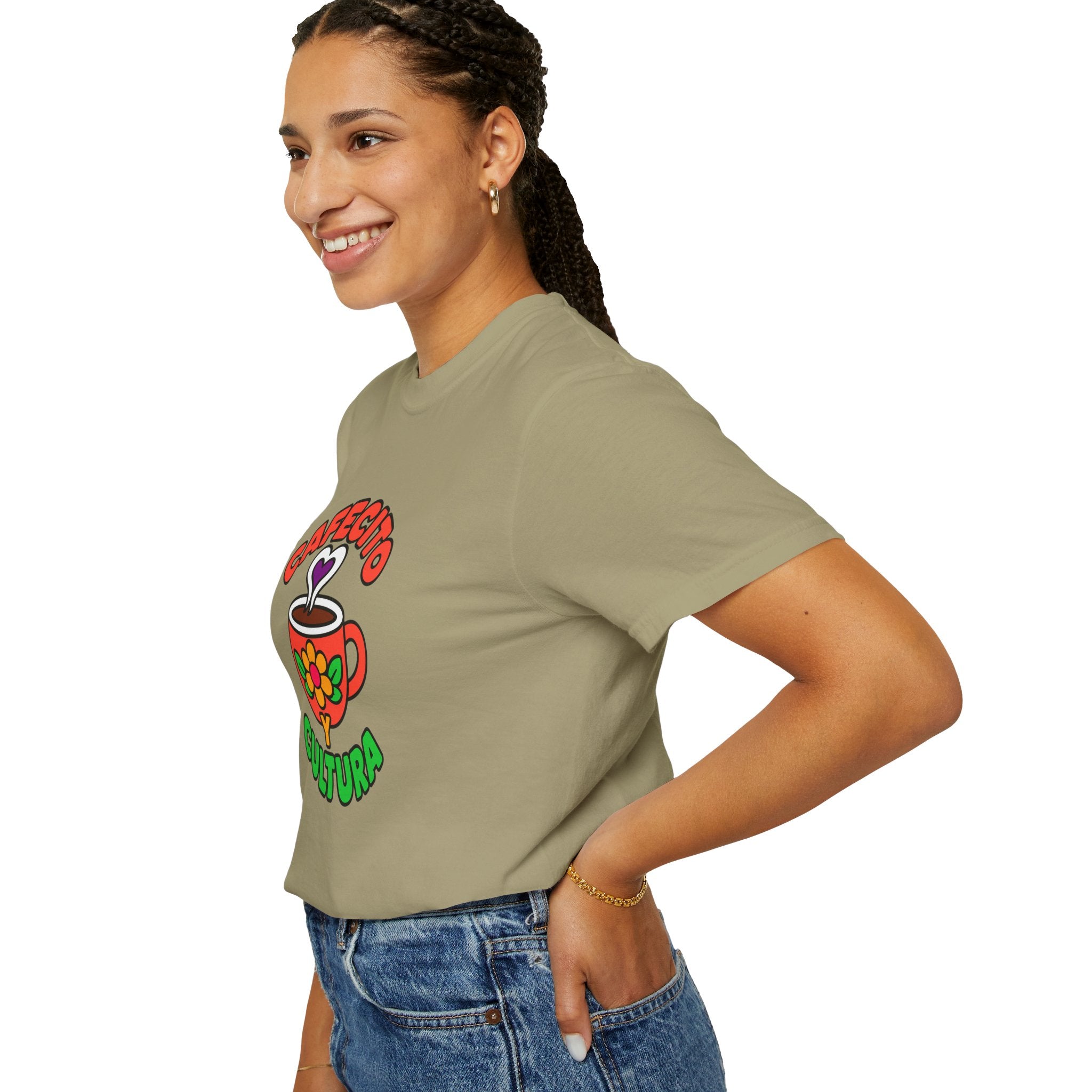 Cafecito Y Cultura Heavyweight Tee ☕🌼