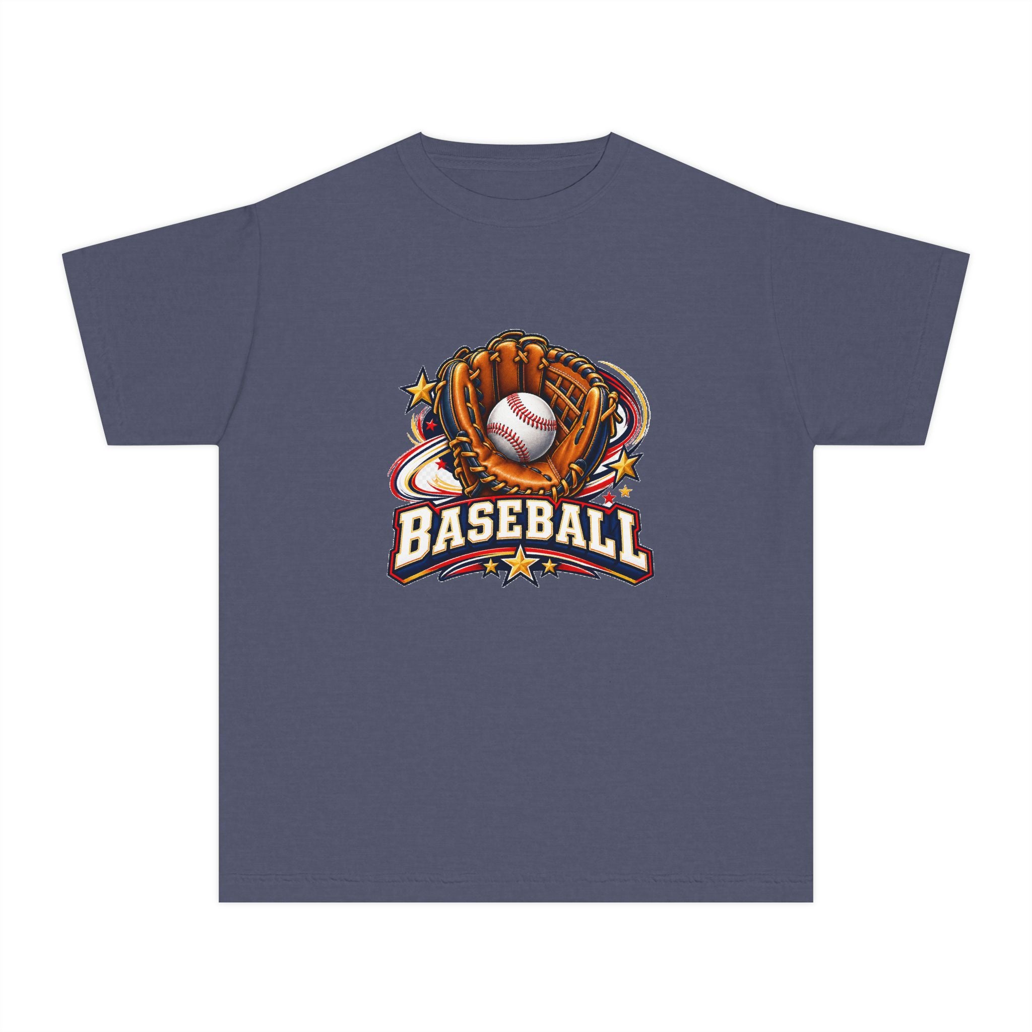 Vintage Baseball Glove Youth Comfort Colors® Tee ⚾