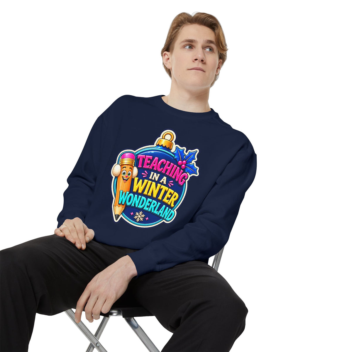 Teaching in a Winter Wonderland Christmas Sweatshirt