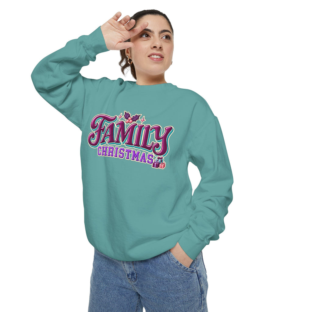 Family Christmas Retro Holiday Sweatshirt