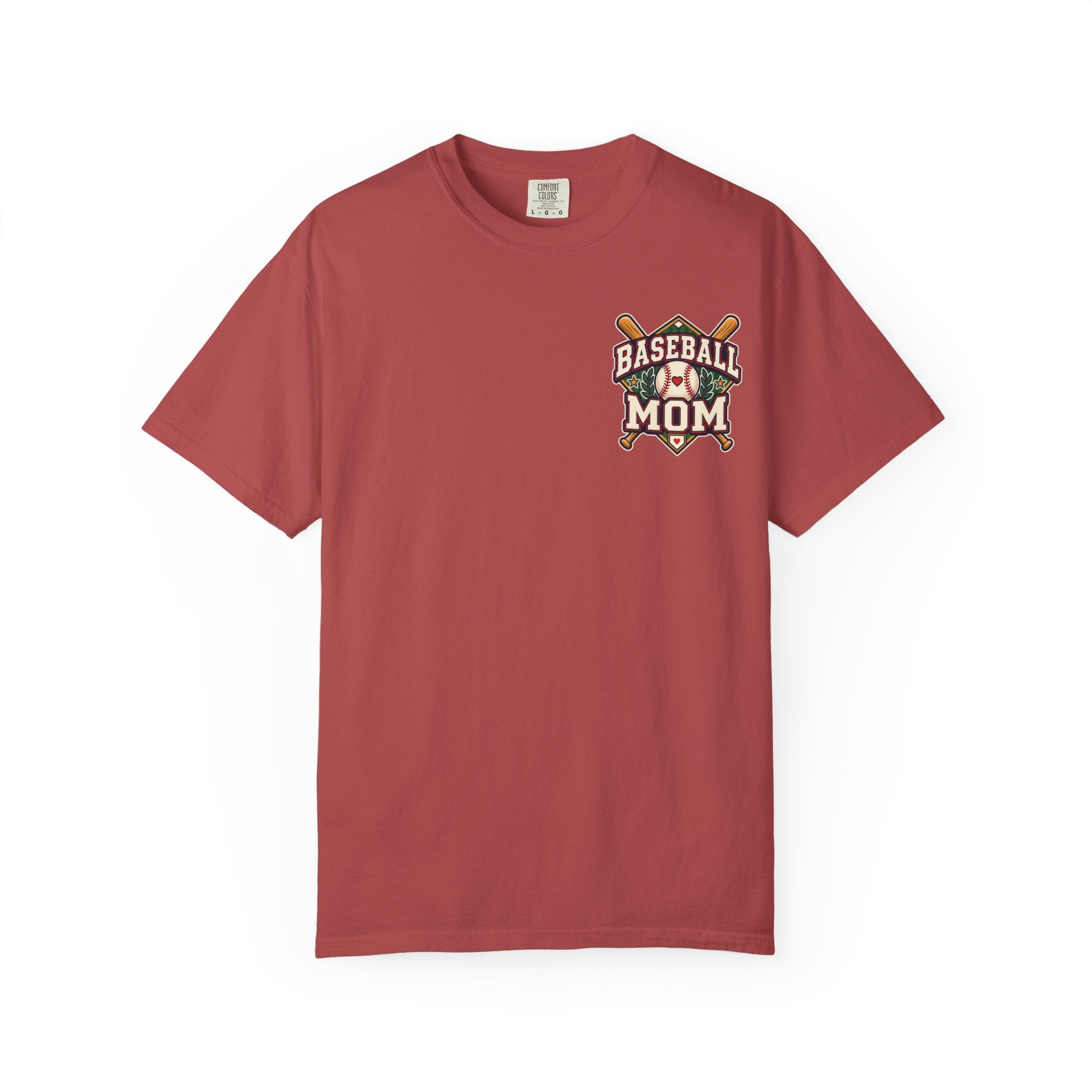 Vintage Baseball Mom Comfort Colors® Front and Back Tee ⚾️