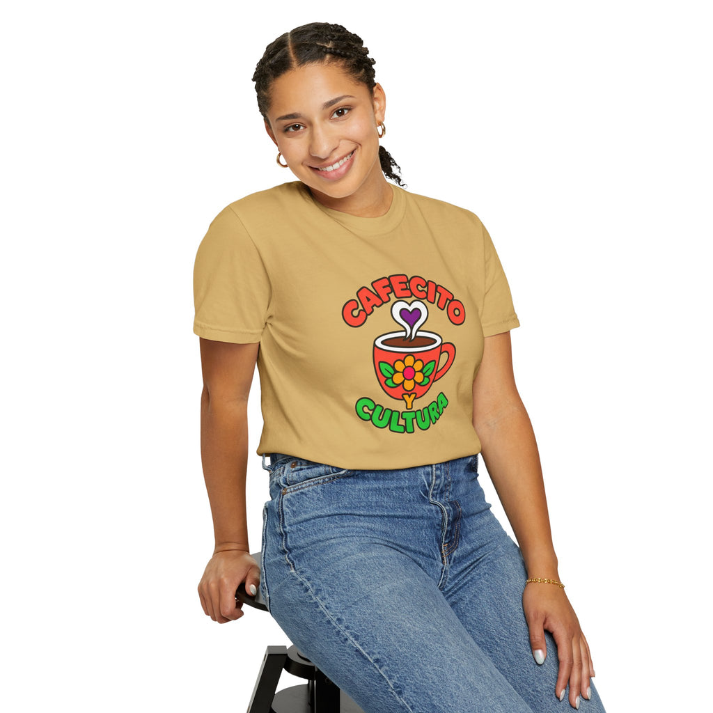 Cafecito Y Cultura Heavyweight Tee ☕🌼
