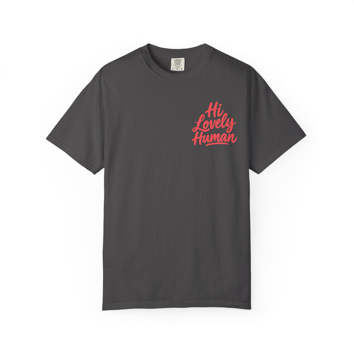 Hi Lovely Human Navy Garment-Dyed Comfort Colors® T-Shirt