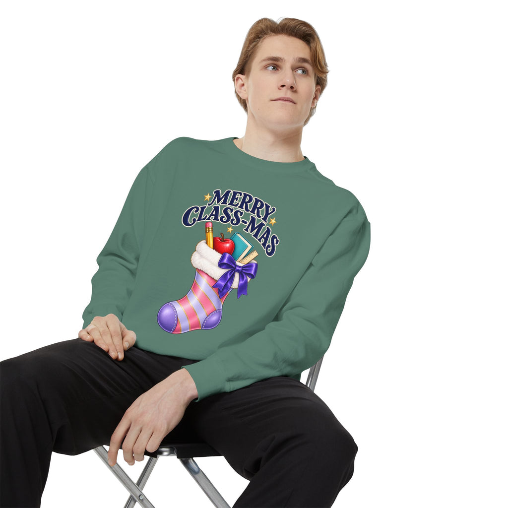 Merry Class-Mas Teacher Christmas Sweatshirt