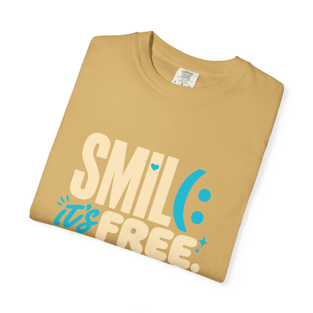 SMIL(: It’s Free Garment-Dyed Graphic Tee