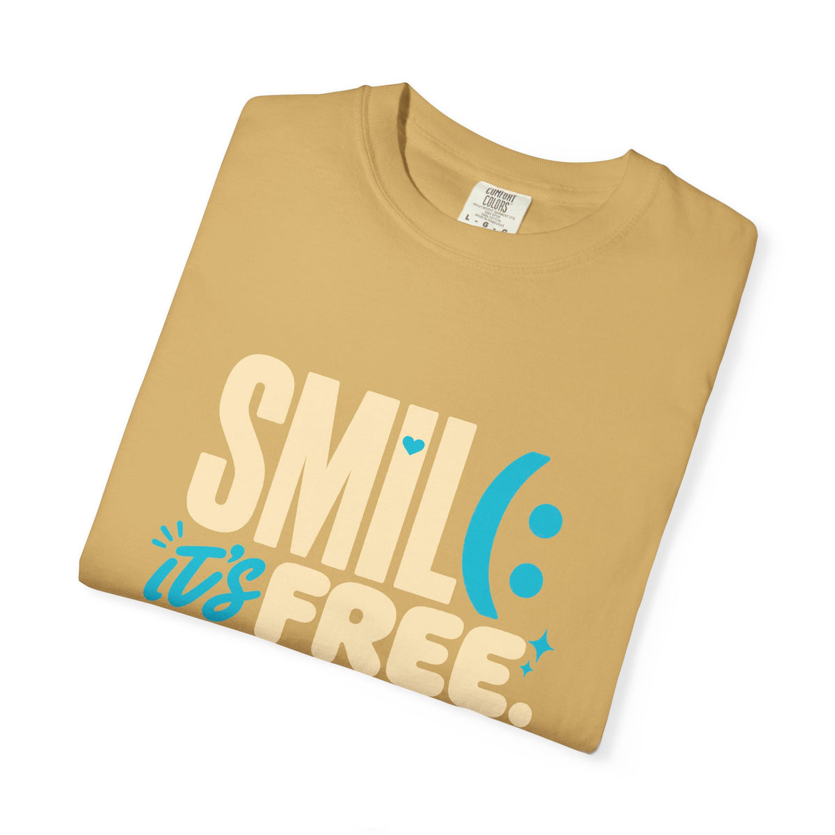 SMIL(: It’s Free Garment-Dyed Graphic Tee