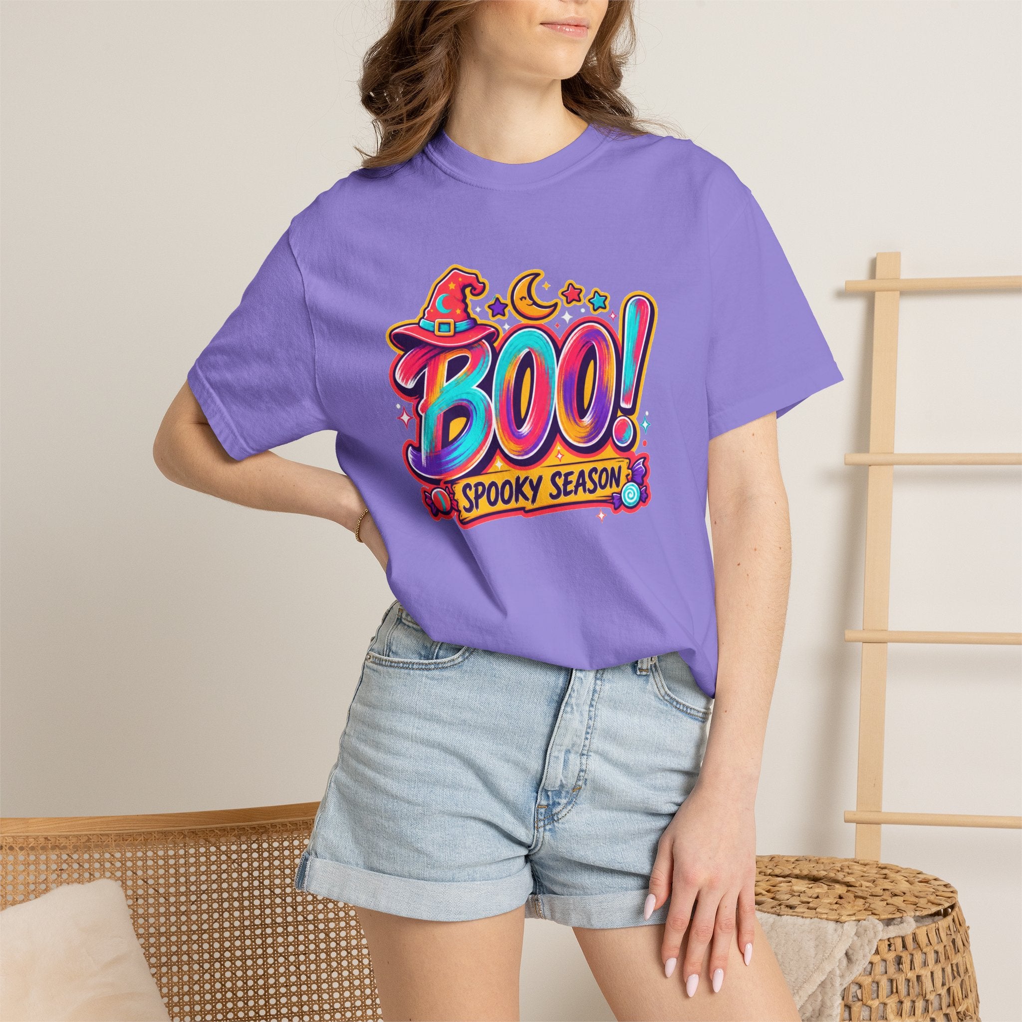 BOO! Spooky Season Heavyweight Tee 🎃✨