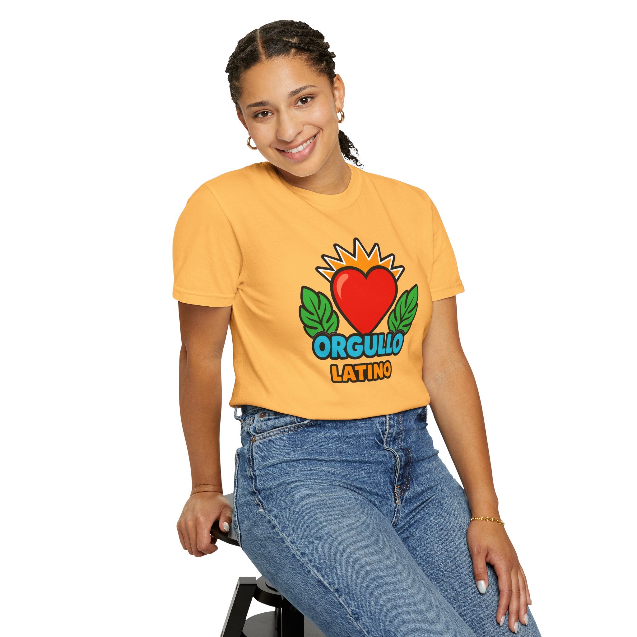 Orgullo Latino Heritage Heavyweight Tee ❤️🌿