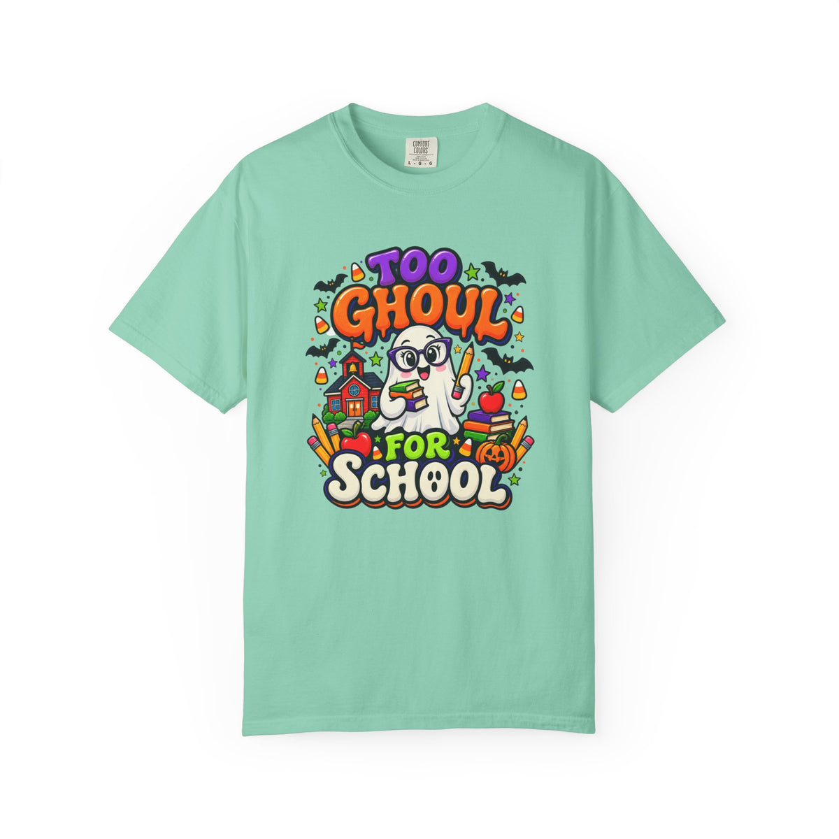 Too Ghoul for School T-Shirt — Cute Halloween Ghost Back-to-School Tee
