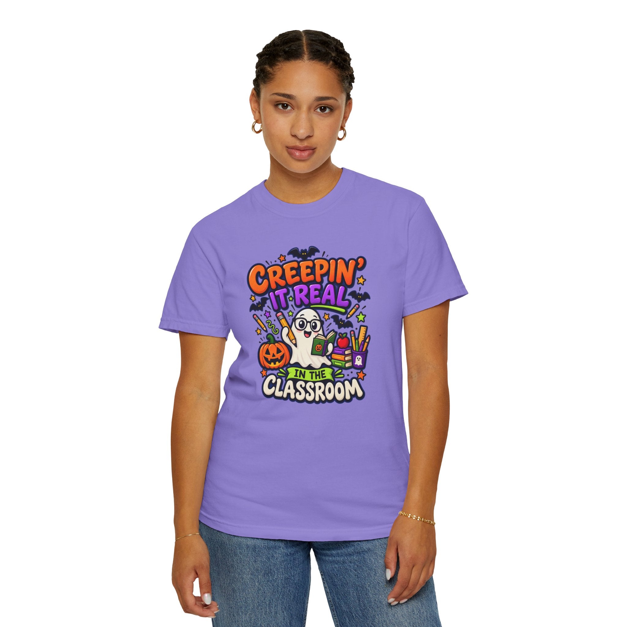 Creepin' It Real in the Classroom Halloween T-Shirt